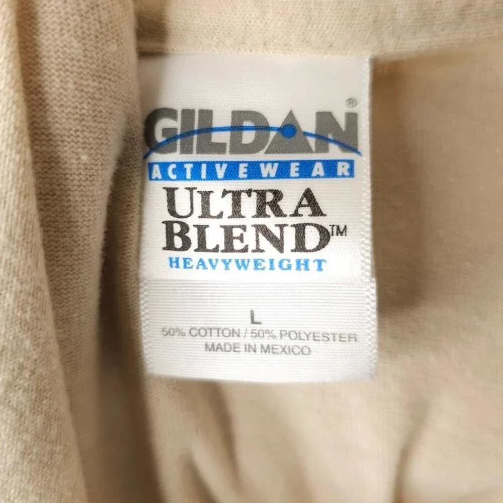 Vintage Eyes Of The Wolf T Shirt Mens Size Large Beige Y2K Native Jan Taylor Art - Picture 6 of 7